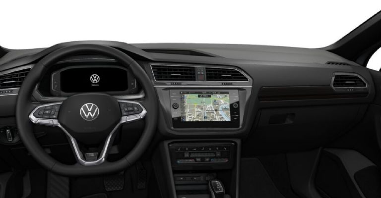 Motor e interior de la VW Tiguan 2024