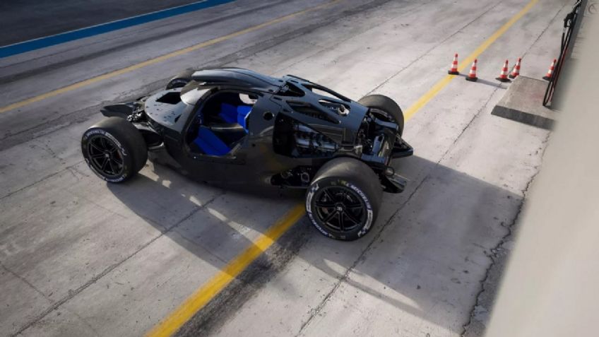 Bugatti Bolide, conoce cómo se ve el chasis del auto deportivo para pistas