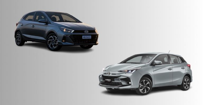Yaris vs HB20, comparativa de diseño