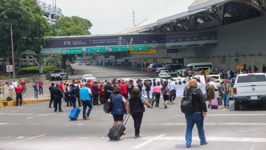 ¡Hubo una balacera en el AICM! Ocurrió en la Terminal 1  y se reportan personas heridas y detenidos