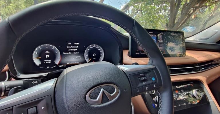 Interior de la Infiniti QX60 2023