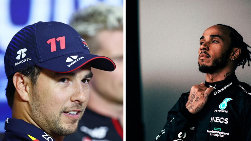 Lewis Hamilton pone en aprietos a Checo Pérez; el inglés exhibió a Max Verstappen