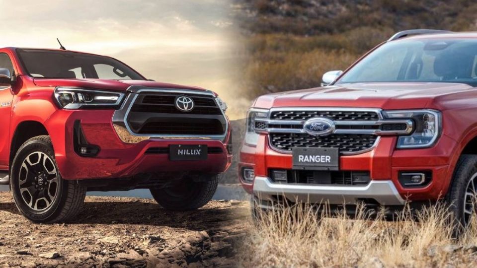 Toyota Hilux y Ford Ranger, dos pick-ups con grandes comodidades.