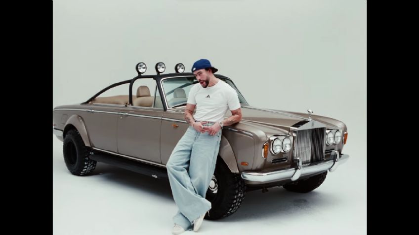 ¡Bad Bunny vuelve a sorprender con su Rolls-Royce Silver Shadow! Ahora aparece en el video de 'Un Preview'