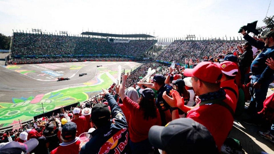 Gran Premio de México visto desde las gradas del Foro Sol