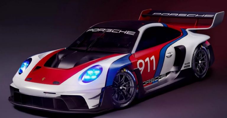 Diseño del Porsche 911 GT3 R Rennsport