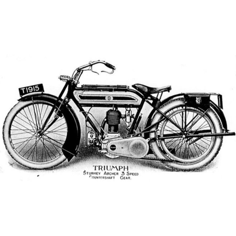 Cuál fue la primera motocicleta de Triumph