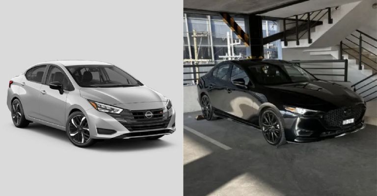 Nissan Versa versus Mazda3 Sedán