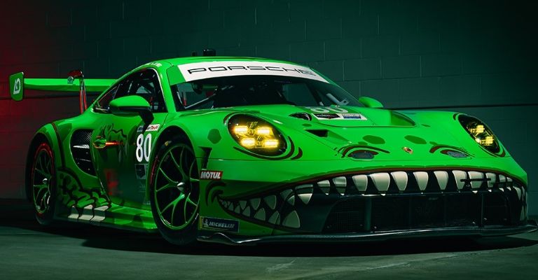 Autos de Porsche en Daytona 2024