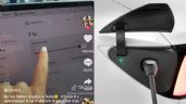 VIDEO: La dueña de un auto eléctrico Tesla se hace viral porque odia echar gasolina