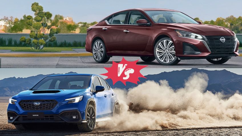Nissan Áltima vs Subaru WRX, duelo de sedanes asiáticos del 2024: ¿Cuál es mejor y por qué?