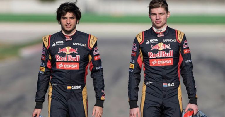 Sainz y Verstappen.