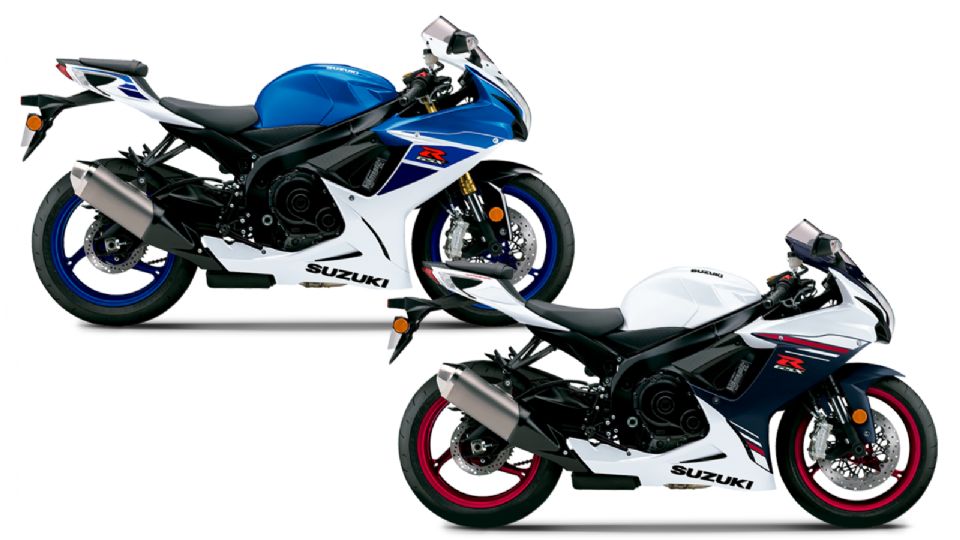 Así son la GSX-R600 y la GSX-R750.