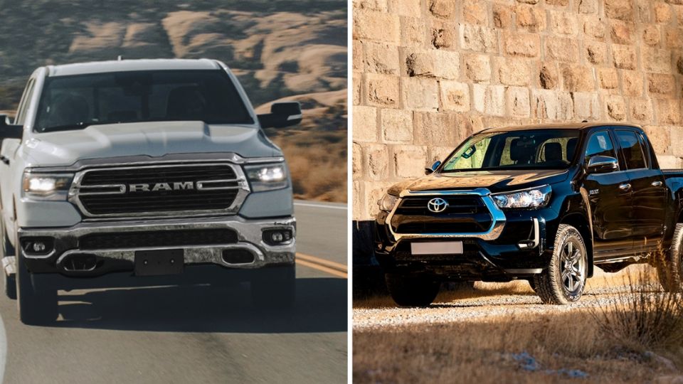 RAM y Toyota son dos marcas de camionetas de trabajo que venden opciones increíbles del segmento.