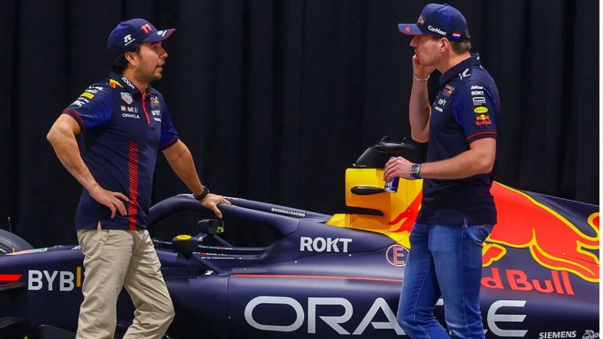 ¡Fuertes declaraciones! Max Verstappen minimiza a Checo Pérez iniciando 2024.