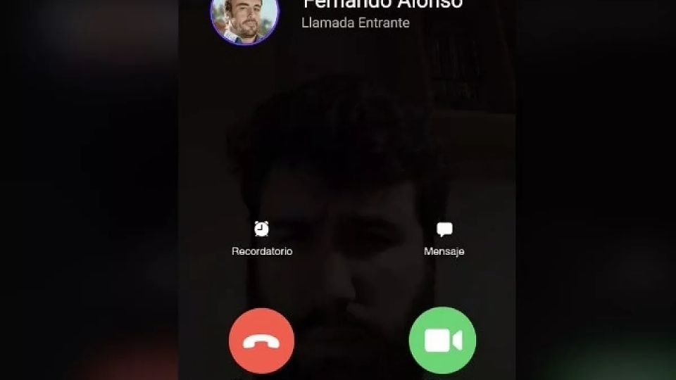 Videollamada con Fernando Alonso