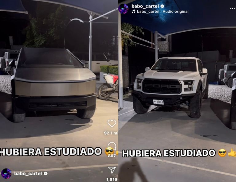 Estas son las camionetas de Babo del Cartel de Santa