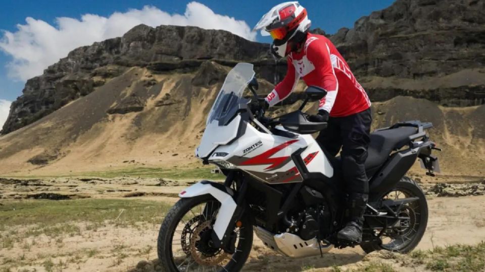 Una moto completamente off-road