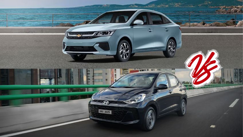 Duelo de sedanes del 2025: Chevrolet Aveo vs Hyundai i10, ¿cuál te conviene comprar?