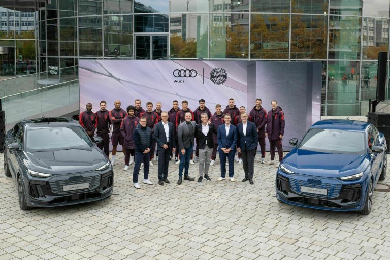 Audi regaló estos autos eléctricos a los jugadores del Bayern Munich
