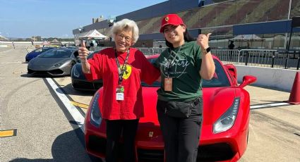 VIRAL: Mujer de 94 años maneja un Ferrari a 240 km/h, ¡cumplió uno de sus más grandes sueños!