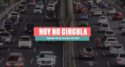 Hoy No Circula sabatino 26 de octubre de 2024 en CDMX y Edomex: ¿Qué autos descansan?