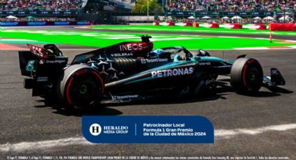 George Russell choca contra el muro de contención en la Práctica 2 del México GP