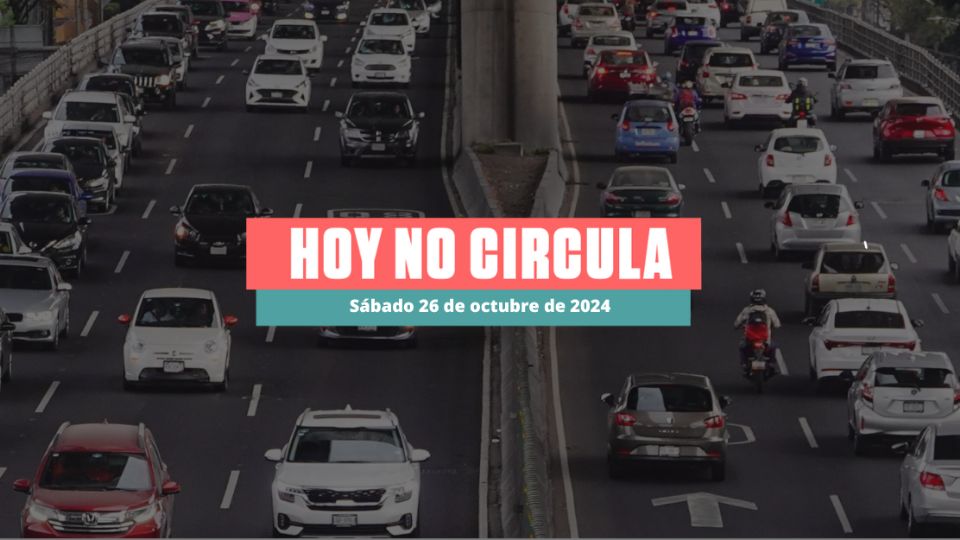 ¡Que no te multen! Las restricciones de circulación se mantienen vigentes en la CDMX y el Edomex.