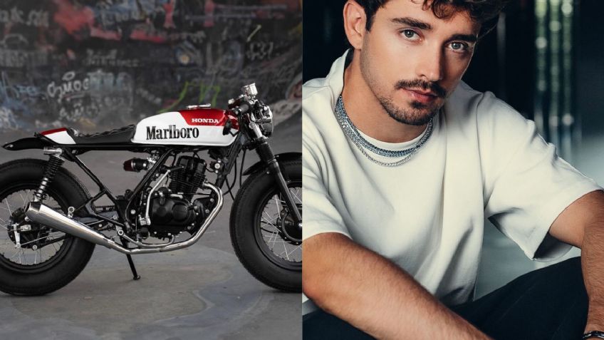 ¿Azfer Customs creó una motocicleta para Charles Leclerc de Ferrari ? Esto es lo que sabemos
