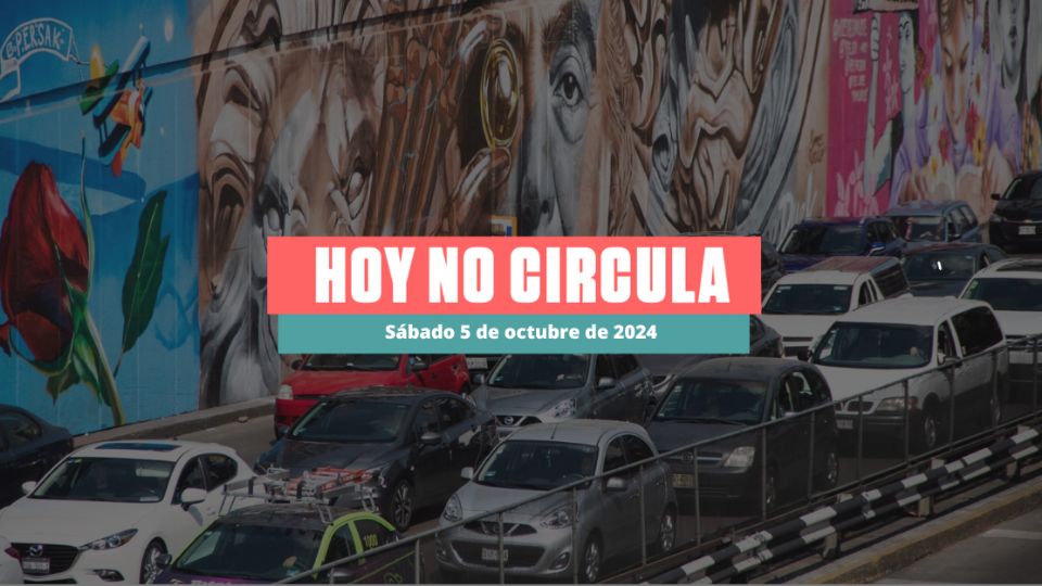 El primer sábado de octubre continúan las restricciones de circulación en la CDMX y el Edomex.