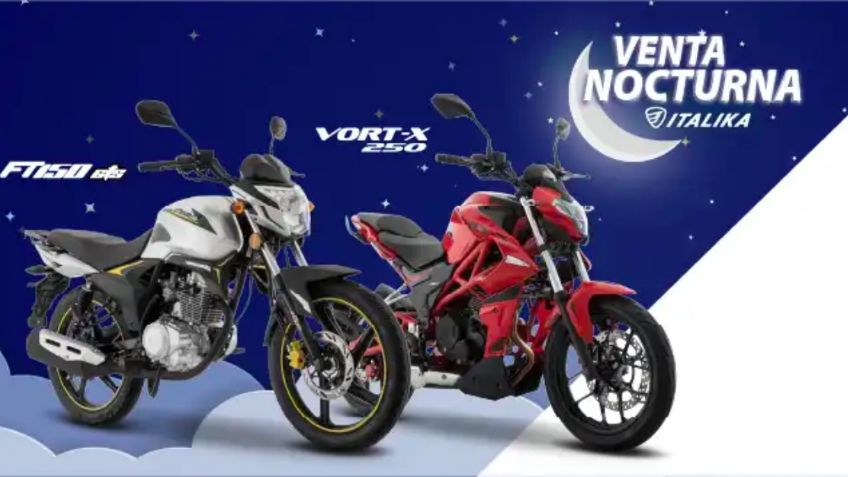 Venta nocturna de Italika: Así quedan los descuentos de las motos mexicanas