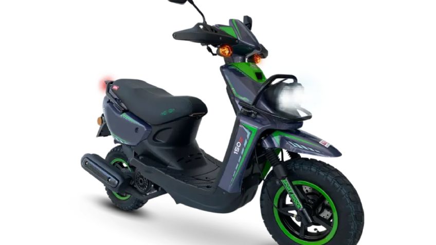 No es de Italika, pero esta motoneta mexicana es igual de barata y fácil de aprender a manejar