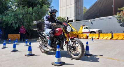 Así es el examen de la licencia de conducir para motociclistas