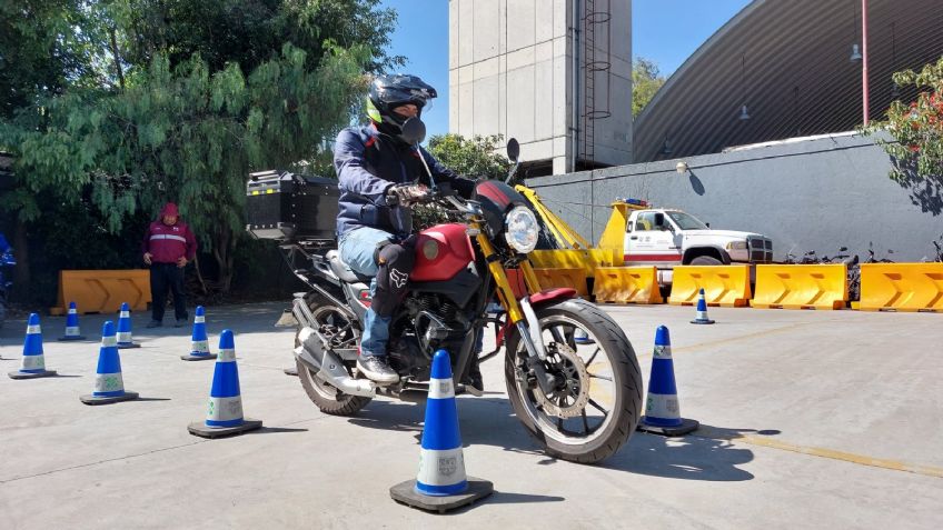 Así es el examen de la licencia de conducir para motociclistas