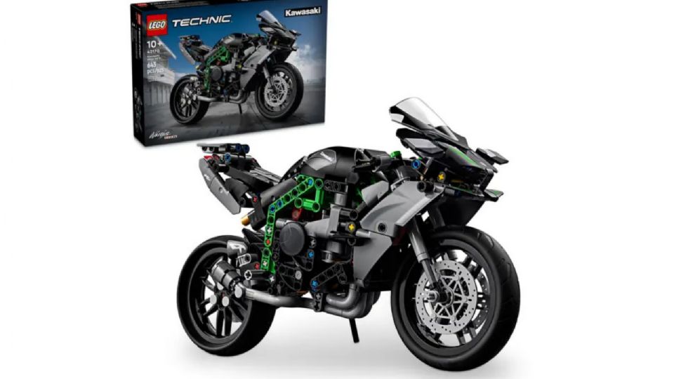 Así es el LEGO Technic de esta moto, una de las más rápidas en el mundo