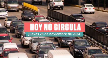 Hoy No Circula jueves 28 de noviembre de 2024 en CDMX y Edomex: Estos automóviles descansan hoy