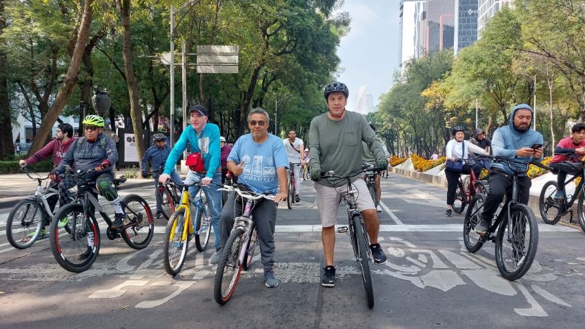 Paseo Dominical Muévete en Bici: En el primero del mes de diciembre se podrán recorrer 61 kilómetros por la CDMX