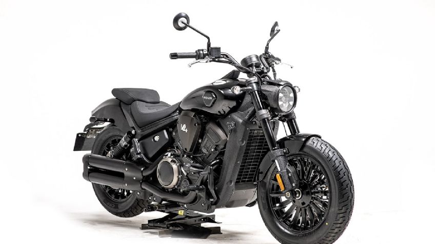 No es la Honda CMX500A Rebel, pero esta moto china de la marca Benda es muy parecida