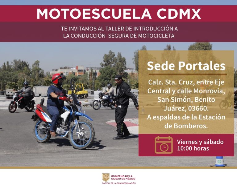 Dónde está la Motoescuela CDMX de SEMOVI