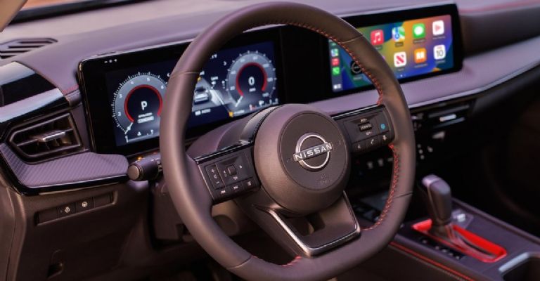 Interior de la Nissan Kicks 2025