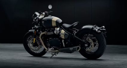 Así es la Triumph Bonneville Bobber TFC, una motocicleta con artesanía custom