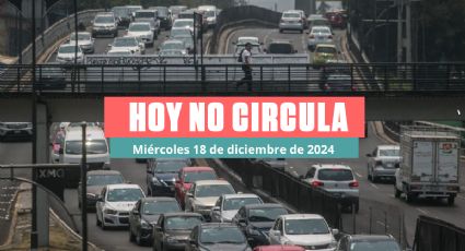 Hoy No Circula miércoles 18 de diciembre de 2024 en CDMX y Edomex: Estos automóviles descansan hoy