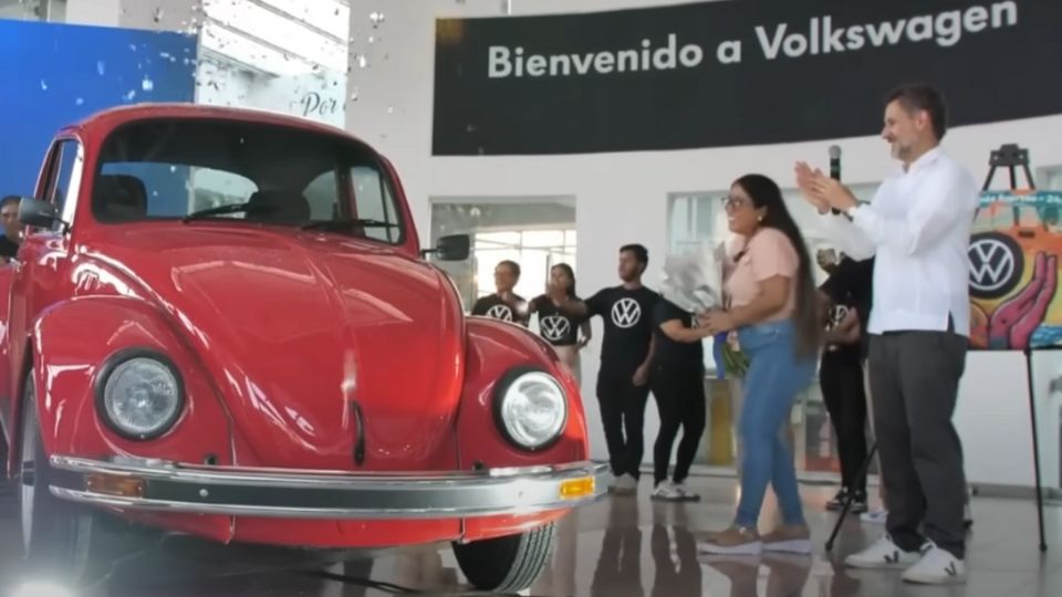 Este Vocho de Volkswagen fue restaurado y quedó como nuevo