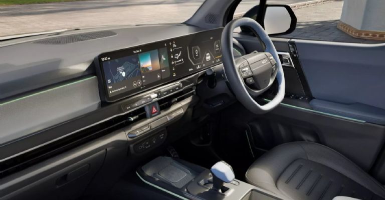 Interior de la Kia Syros 2025