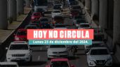 Foto ilustrativa de la nota titulada Hoy No Circula Lunes 23 de diciembre de 2024 en CDMX y Edomex: Estos automóviles descansan hoy