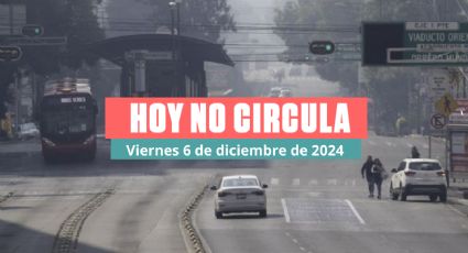 Hoy No Circula viernes 6 de diciembre de 2024 en CDMX y Edomex: Estos automóviles descansan hoy