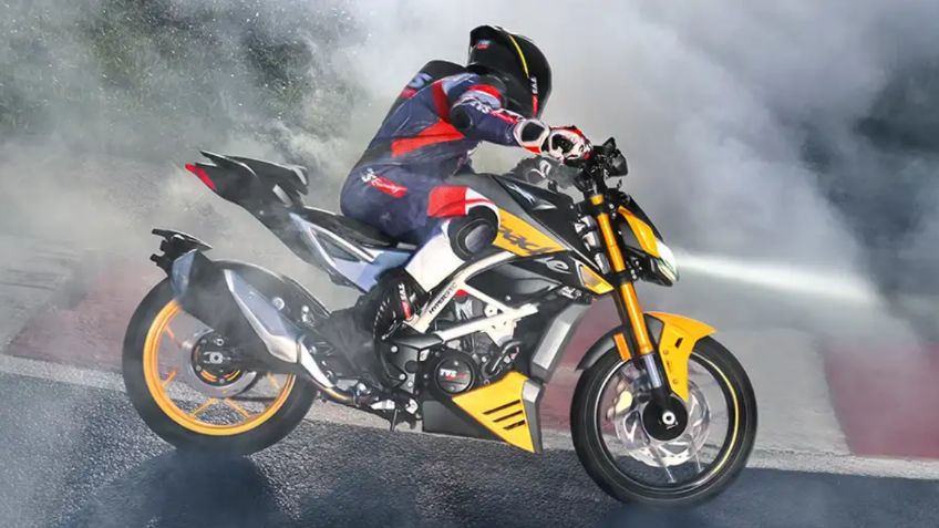 ¿Qué precio tiene una motocicleta TVS Apache en México este 2024?
