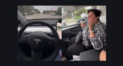 VIDEO: “Pon las manos en el timón”, una abuela se sorprende con el piloto automático de Tesla