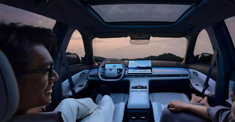 Interior de la Geely Galaxy