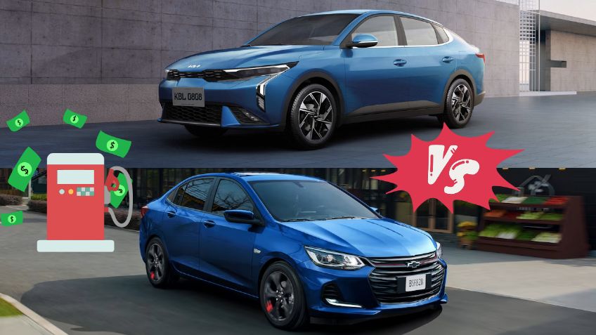 Duelo de ahorro: Kia K3 vs. Chevrolet Onix, ¿cuál de estos sedanes gasta menos gasolina?